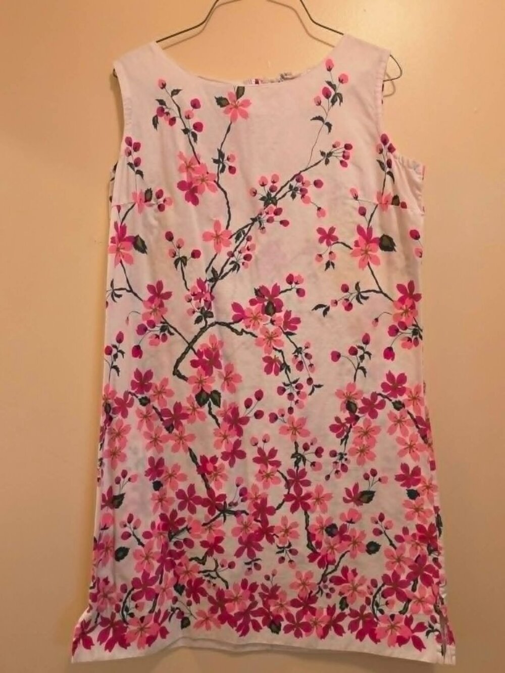 Grants Shift Fashion Pink Blossom Dress 14